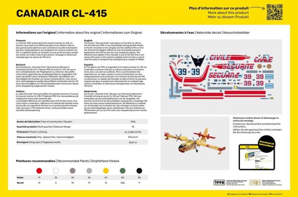 Heller 80370 1/72 CANADAIR CL-415 - Image 5