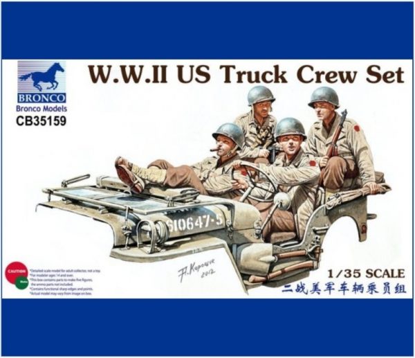 Bronco Models 35159 1/35 WWII U.S. Truck Crew Set