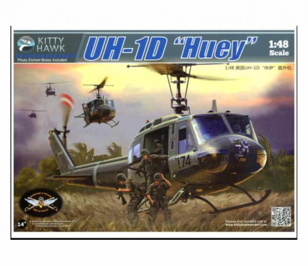 KITTY HAWK MODEL 80154 1/48 Bell UH-1D Iroquios HAF